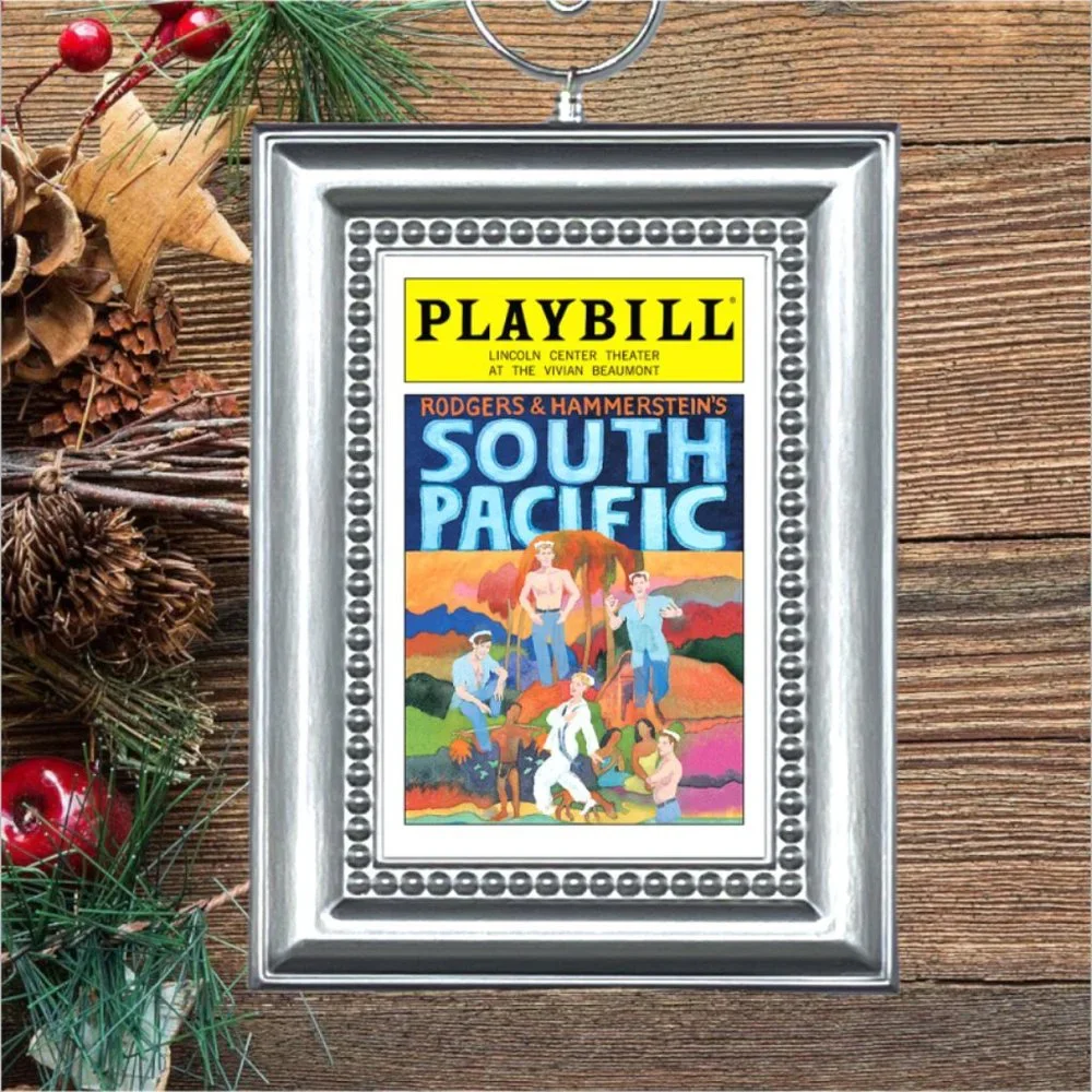 South Pacific Broadway Musical‎ Playbill Christmas Tree Ornament
